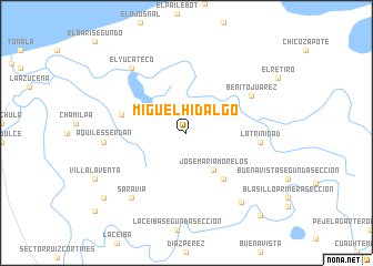 map of Miguel Hidalgo