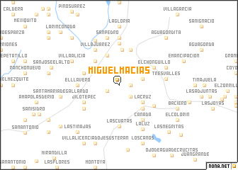 map of Miguel Macias