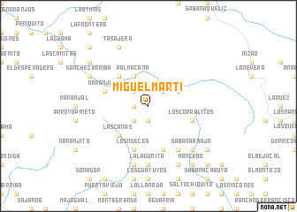 map of Miguel Martí