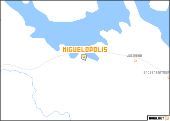 map of Miguelópolis