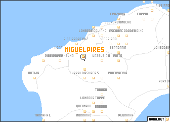 map of Miguel Pires