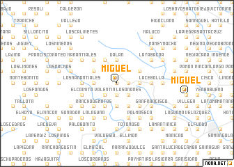 map of Miguel