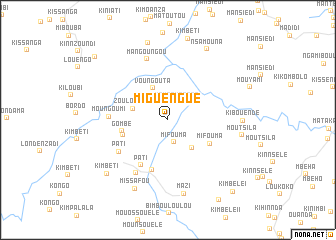 map of Miguèngué