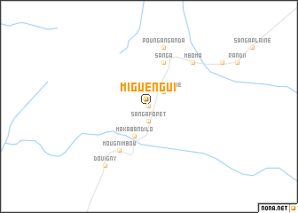 map of Miguengui