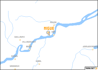 map of Migue