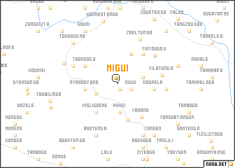 map of Migui