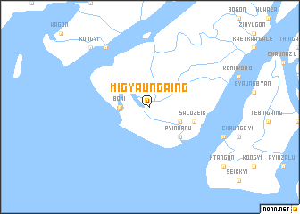 map of Migyaungaing