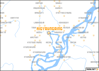 map of Migyaungaing