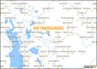 map of Migyaunggaung