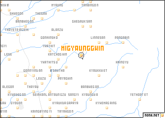 map of Migyaunggwin