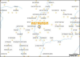 map of Migyaung-in