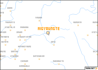 map of Migyaung Te