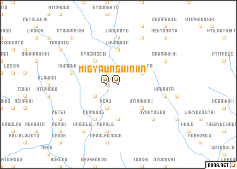 map of Migyaungwin