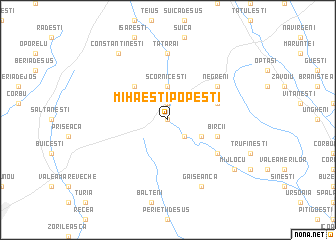 map of Mihăeşti Popeşti