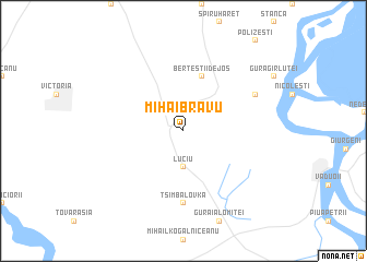 map of Mihai Bravu