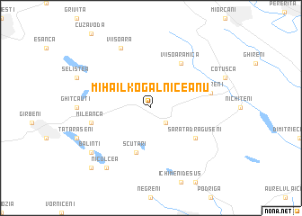 map of Mihail Kogălniceanu