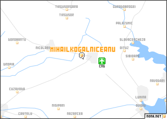 map of Mihail Kogălniceanu