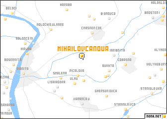 map of MihailovcaNouă