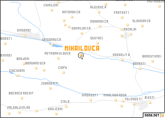 map of Mihailovca