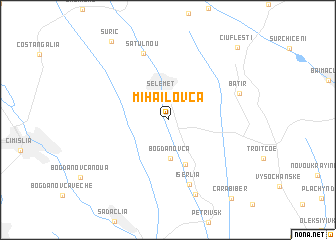 map of Mihailovca