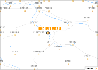 map of Mihai Viteazu