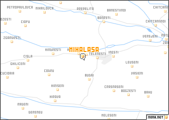 map of Mihălaşa