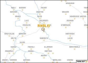 map of Mihalki