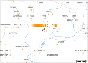 map of Miheşu de Cîmpie
