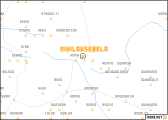 map of Mihilaw Sebela