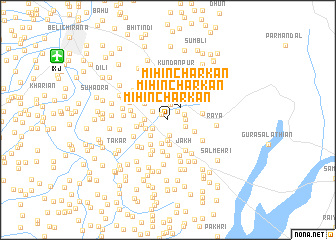 map of Mihīn Chārkān