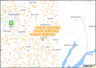 map of Mihīn Chārkān