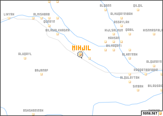 map of Miḩjil