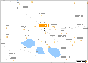 map of Mihkli