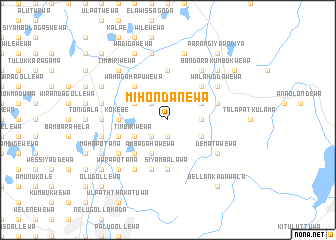 map of Mihondanewa