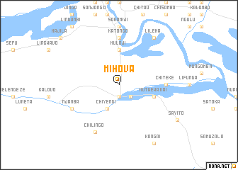 map of Mihova