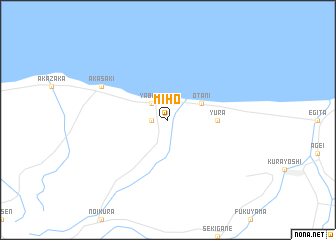 map of Miho