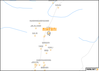 map of Mihrāni