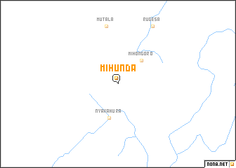 map of Mihunda