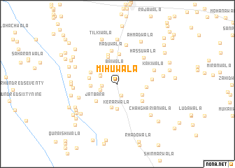 map of Mihuwāla