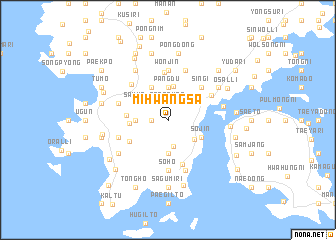 map of Mihwangsa