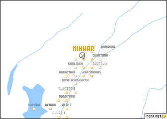 map of Miḩwar