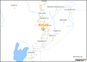 map of Miigwa