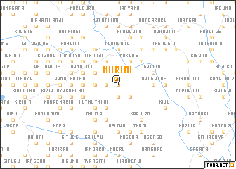 map of Miirini