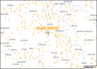 map of Mijačinovići