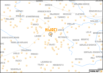 map of Mijači