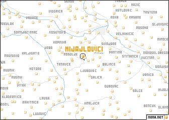 map of Mijajlovići