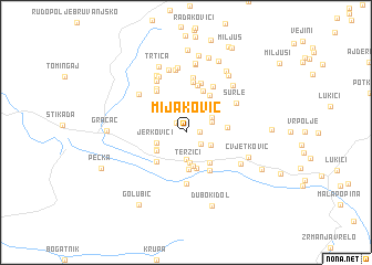 map of Mijakovič