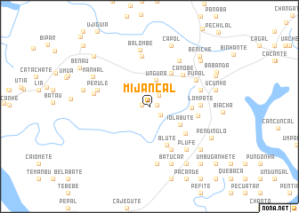 map of Mijancal