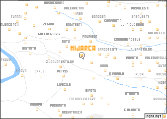 map of Mijarca