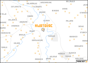 map of Mijatovac